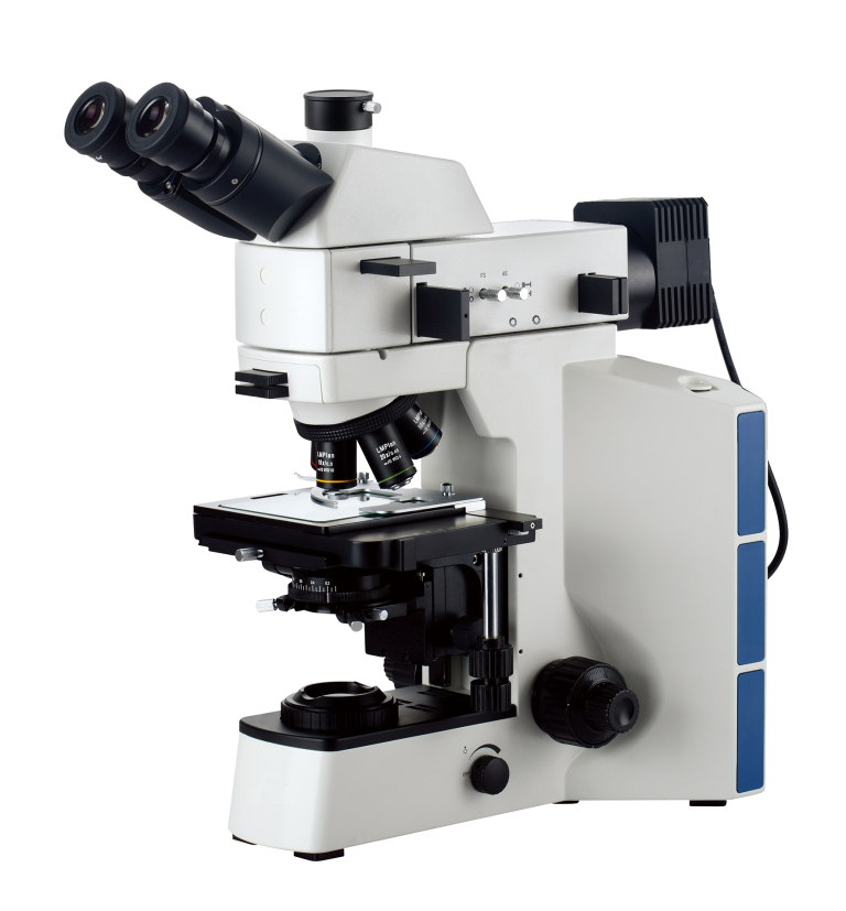 How does a metallographic microscope observe metallographic structures?